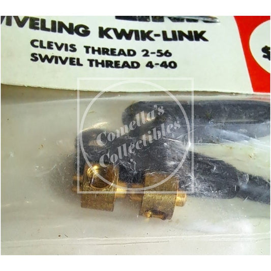 Vintage NOS Du-Bro Swiveling Kwik-Links (2 pcs) #113