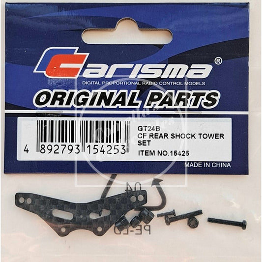 Carisma GT24B Graphite Carbon Fiber Rear Shock Tower #15425