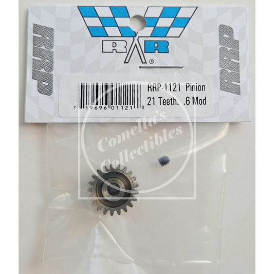 Robinson Racing Products 21T Steel Alloy Pinion Gear 1/8" .6 Mod RRP1121