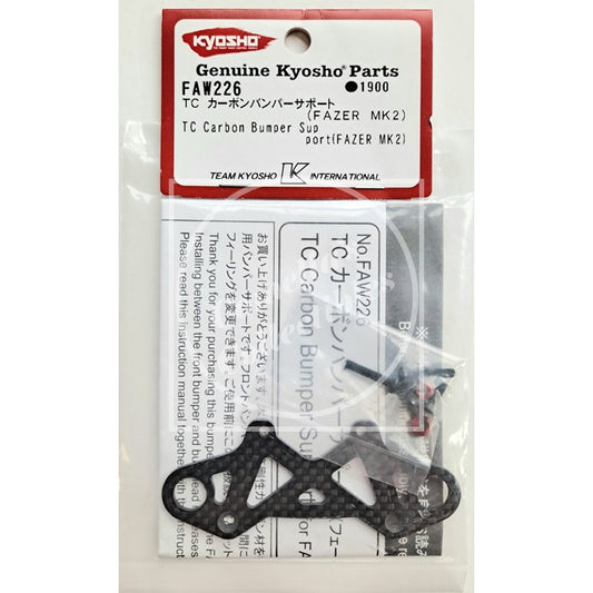 Kyosho TC Carbon Bumper Support for Fazer Mk2 FAW226