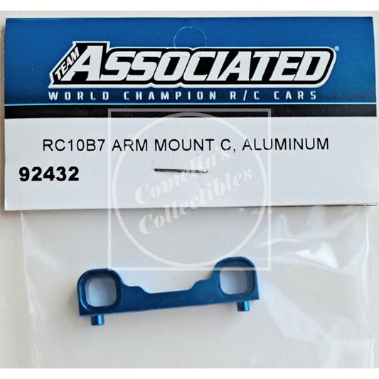 Factory Team Associated RC10B7 Blue Aluminum Arm Mount C #92432