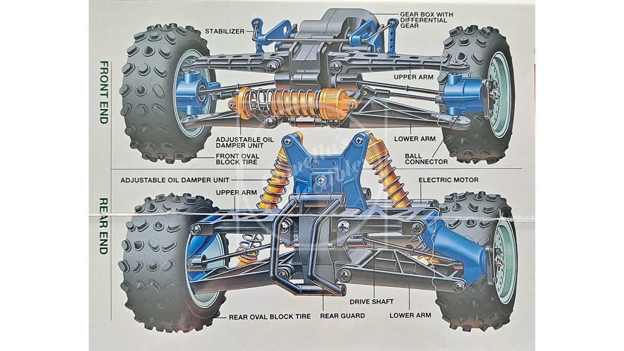 Tamiya RC 1/10 Boomerang 2008 4WD Kit w/ 540 Motor & ESC #58418-60A