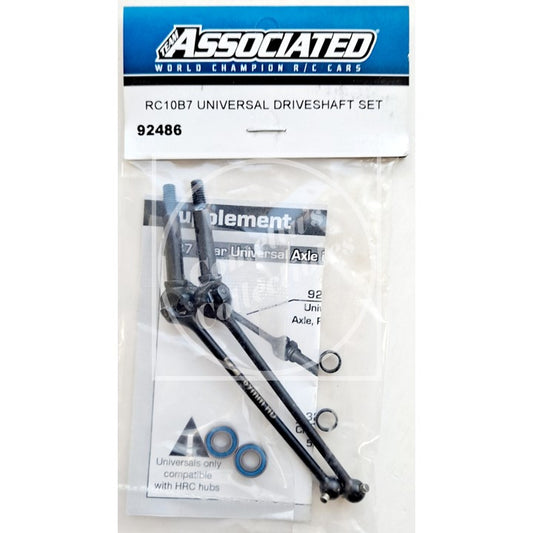 Factory Team Associated RC10B7 69mm HD Universal Driveshaft Set #92486