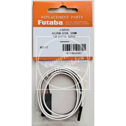 Futaba 20" (500mm) Heavy Duty Servo Extension Cord AEC-17