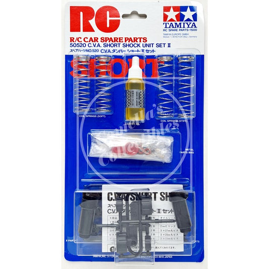 Genuine Tamiya Spare Parts CVA Short Shock Unit Set II (2 dampers) #50520