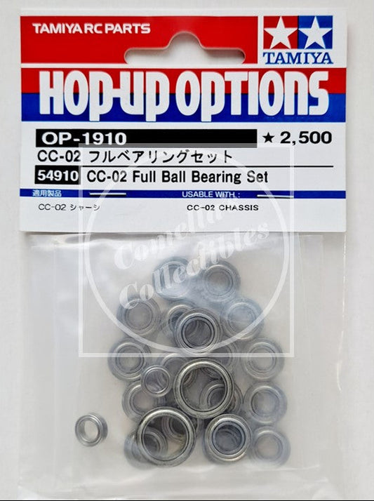 Tamiya RC parts packaging with metal bearings inside
