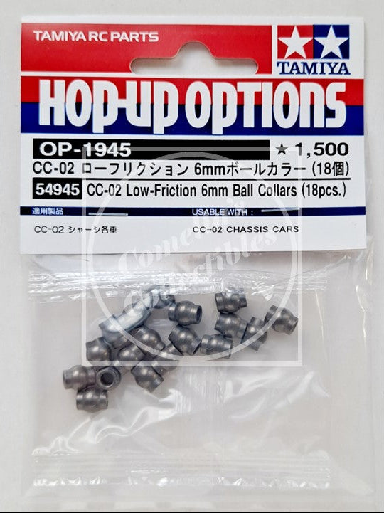 Tamiya RC parts packaging with ball collars inside
