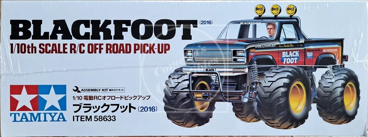 Tamiya RC 1/10 Blackfoot 2016 2WD Kit with 540 Motor & ESC #58633