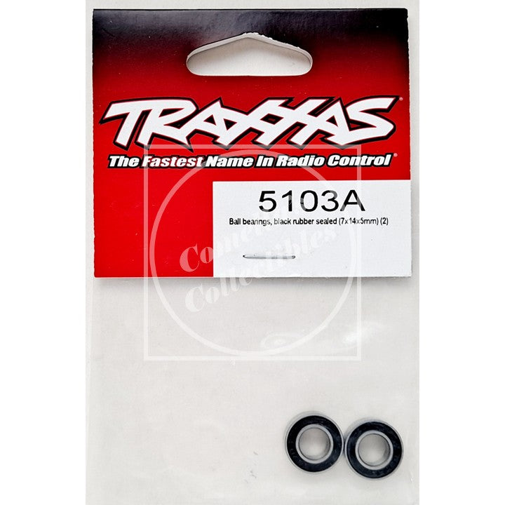 Traxxas 5103A 7 x 14 x 5mm Black Rubber Sealed Ball Bearing (2 pcs)