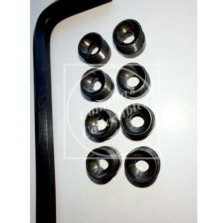 Open Bag Traxxas Aluminum Pivot Ball Caps (8 pcs) and Wrench #7033X