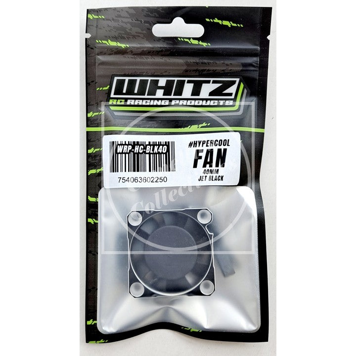 Whitz HyperCool Aluminum Cooling Fan - 40mm - Black WRP-HC-BLK40