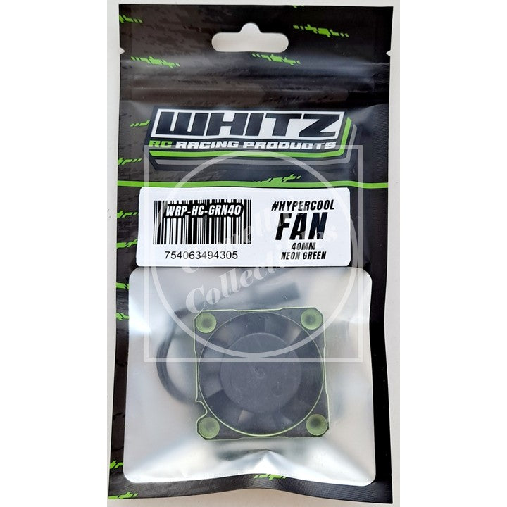 Whitz HyperCool Aluminum Cooling Fan - 40mm - Green WRP-HC-GRN40