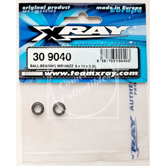 XRay 309040 MR106ZZ 6 x 10 x 3mm Ball Bearing (2 pcs)