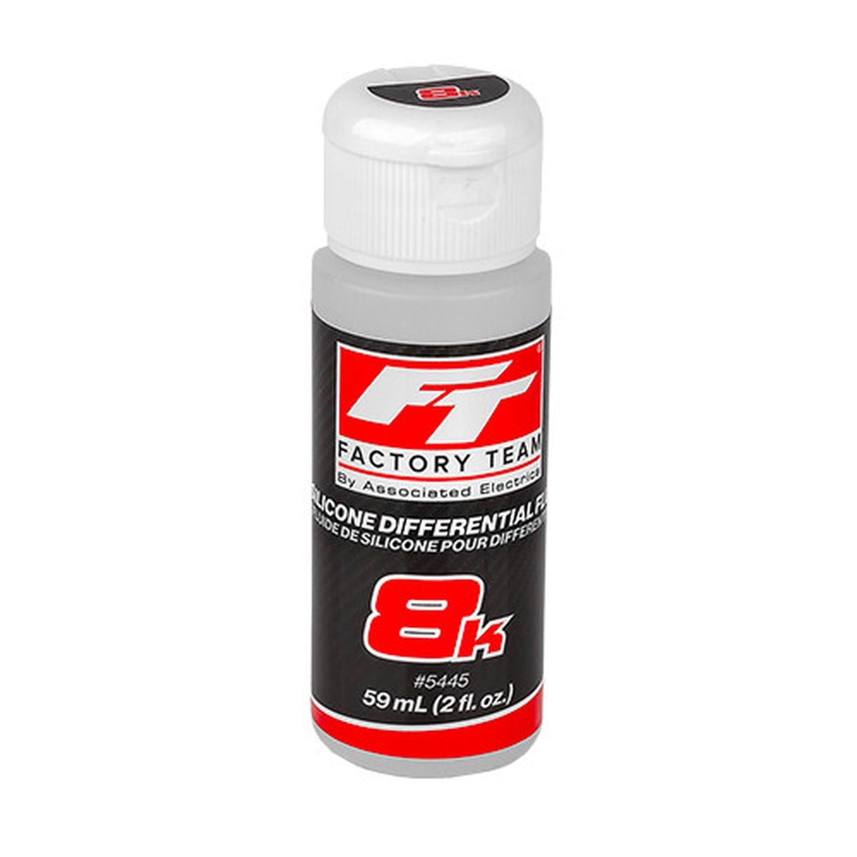 Factory Team Associated 5445 8K 8,000 cSt Silicone Diff Fluid 2 fl.oz.