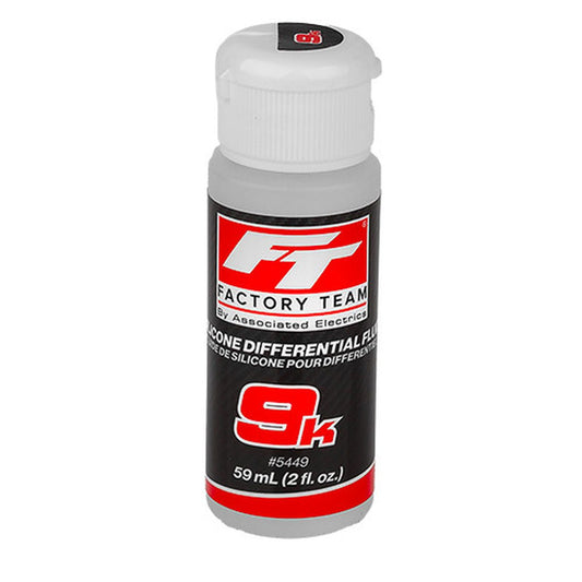 Factory Team Associated 5449 9K 9,000 cSt Silicone Diff Fluid 2 fl.oz.