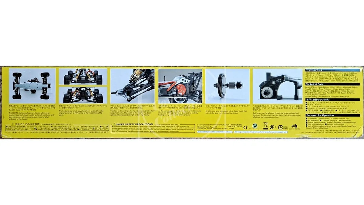 Kyosho Optima Mid 1/10 EP 4WD Racing Buggy Kit #30622
