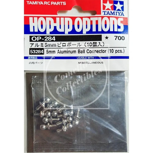 Tamiya Hop-Up 5mm Aluminum Ball Connector (10 pcs) #53284