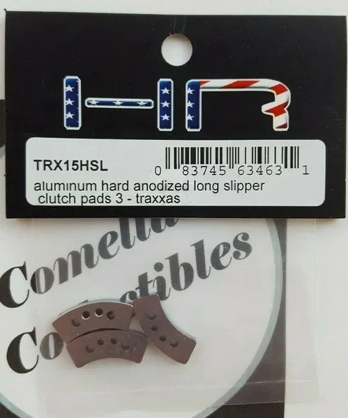 Hot Racing HR Aluminum Long Hard Anodized Slipper Clutch Pads (3) TRX15HSL