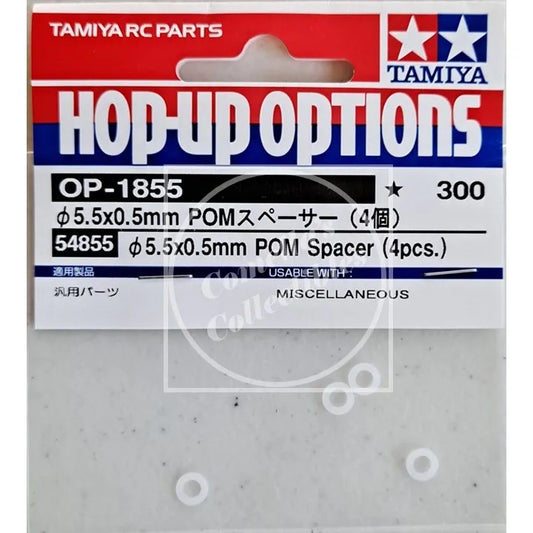 Tamiya Hop-Up Dia 5.5 x 0.5mm POM Spacer (4 pcs) #54855