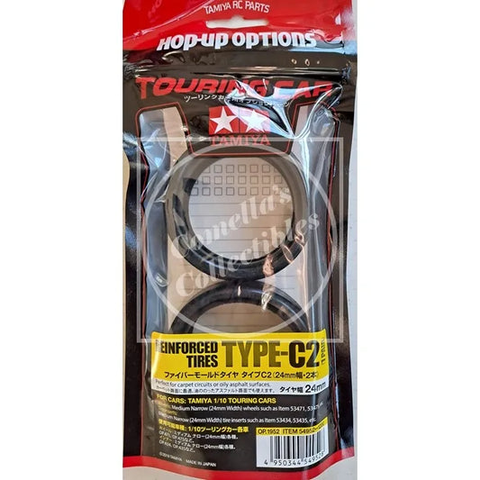 Tamiya Hop-Up Reinforced Tires Type C2 (24mm, 2 pcs) #54952