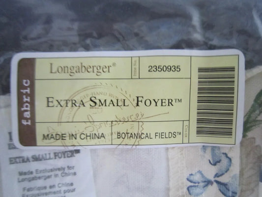Longaberger Extra Small Foyer Basket Liner - Botanical Fields - #2350935 - NIB