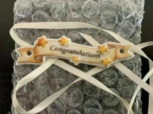 Longaberger Congratulations Tie On - #23064 - NIB