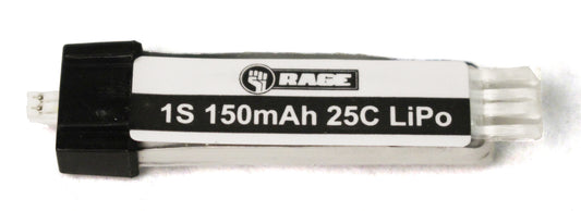 Rage RC 3.7V 150mAh 15C LiPo Battery; Spirit of St. Louis/Vintage Stick RGRA1124
