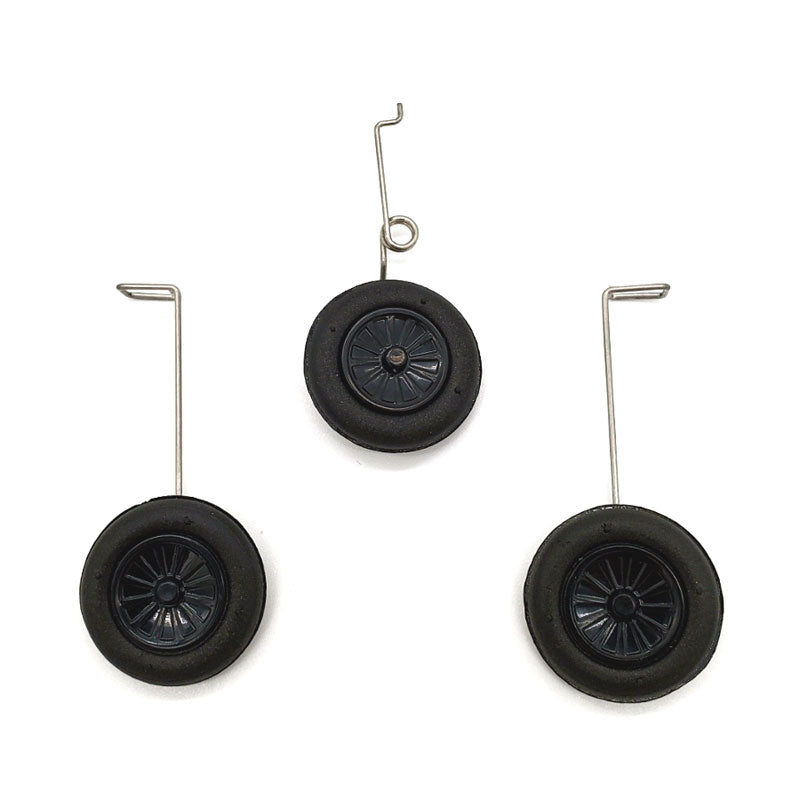 Rage RC RGRA1327B Landing Gear Set for T-28 Micro (Snap in Style)