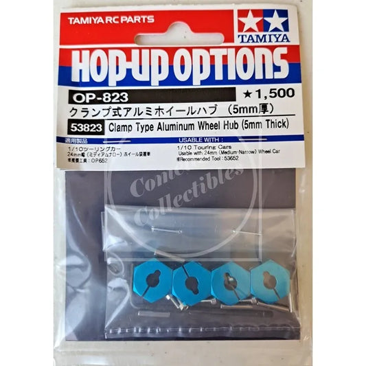 Tamiya Hop-Up Options Clamp Type Aluminum Wheel Hub 5mm Thick OP-823 53823