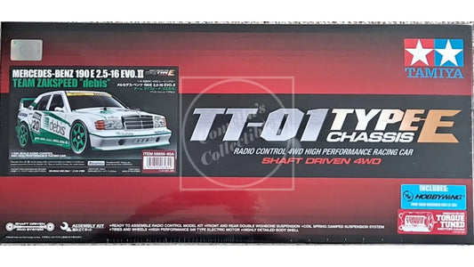 Tamiya 1/10 Mercedes Benz 190E 4WD Kit w/ TT-01E Chassis motor & ESC #58656-60A