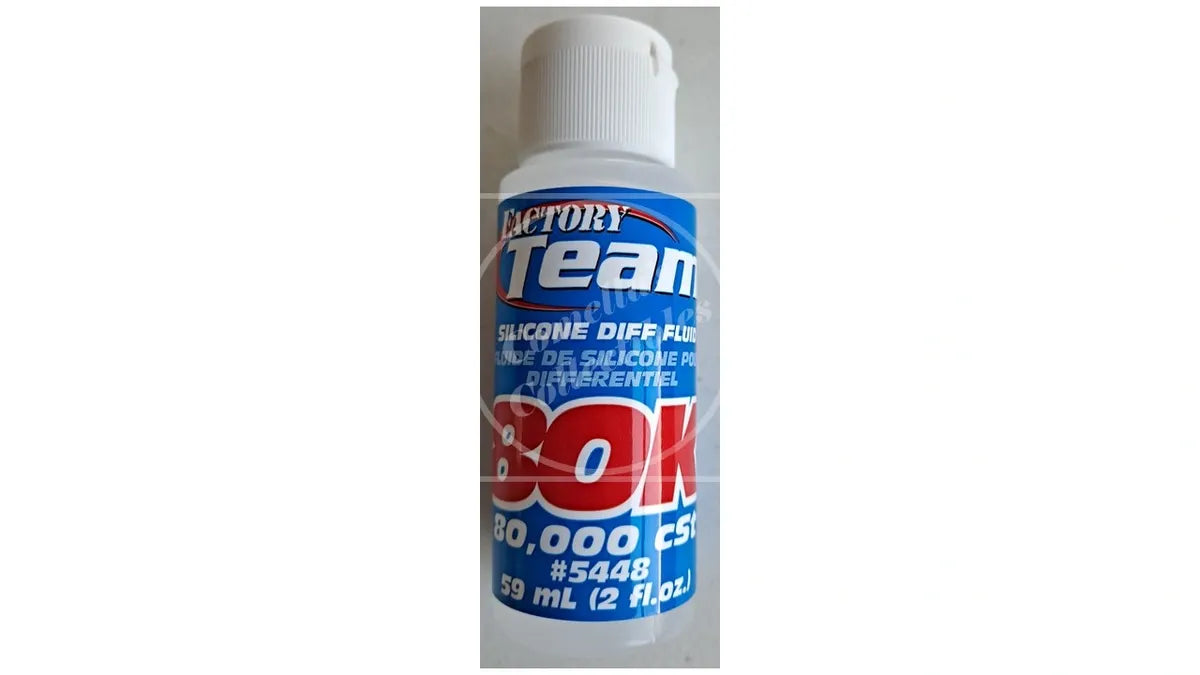 Factory Team Associated Silicone Diff Fluid 80,000 cSt #5448 2 fl.oz. 59mL