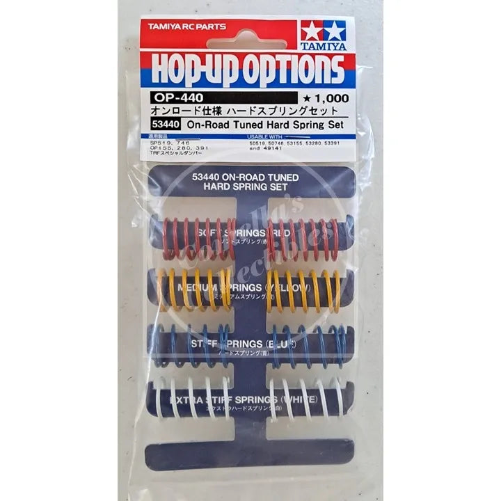 Tamiya Hop-Up Options On-Road Tuned Hard Spring Set OP-440 53440