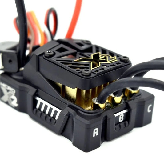 Castle Mamba Micro X2, 16.8V, WP Sensored ESC with 0808-8200KV Motor Combo