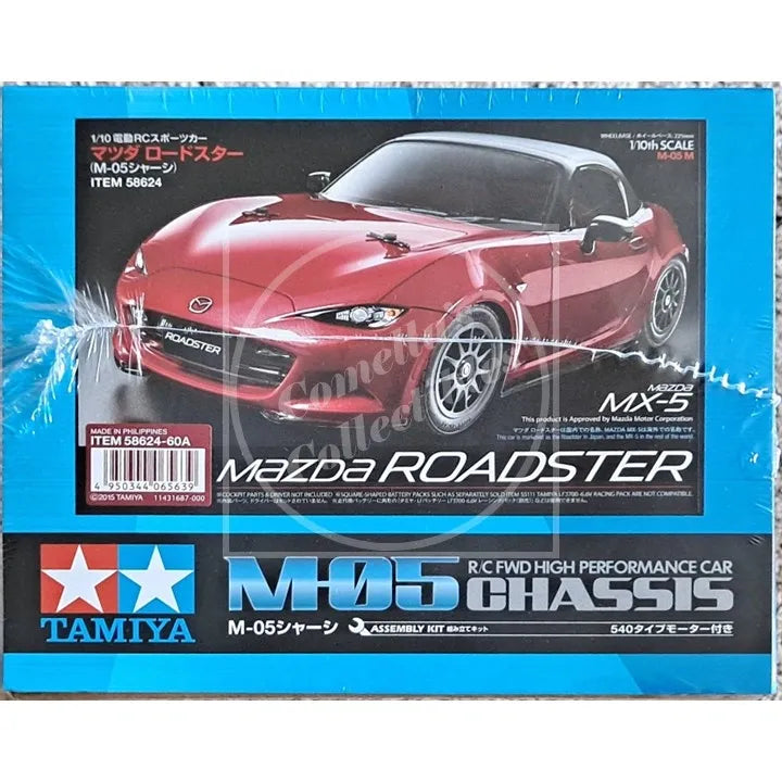 Tamiya 1/10 Mazda MX-5 Roadster Kit M-05 Chassis FWD w/ Motor & ESC #58624-60A