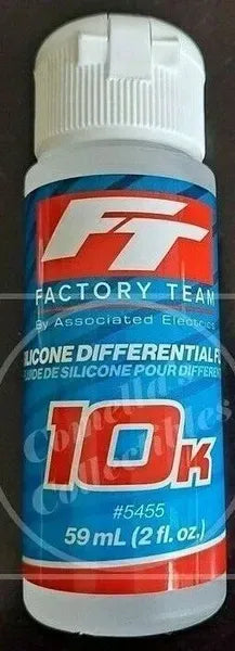 Factory Team Associated Silicone Diff Fluid 10,000 cSt #5455 2 fl.oz. 59mL