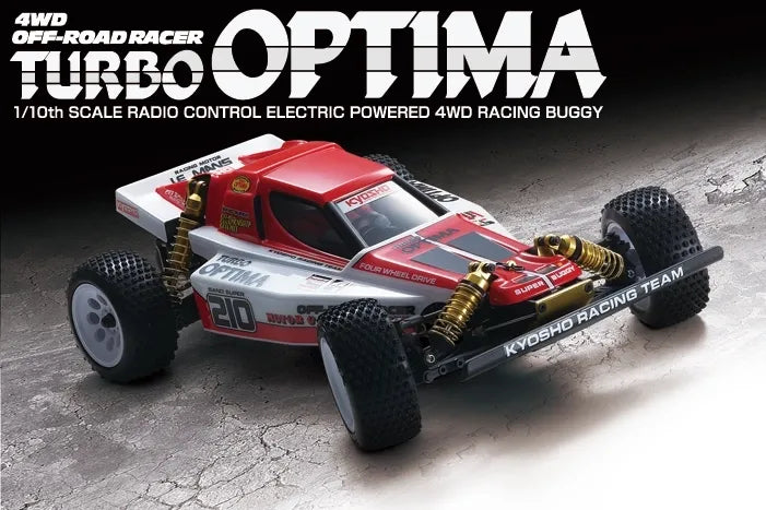 Kyosho Turbo Optima Racing Buggy Gold Kit 4WD #30619