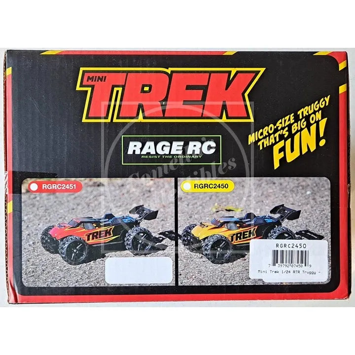 Rage RC Mini Trek 4WD 1/24 RTR Truggy LiPo Yellow RGRC2450