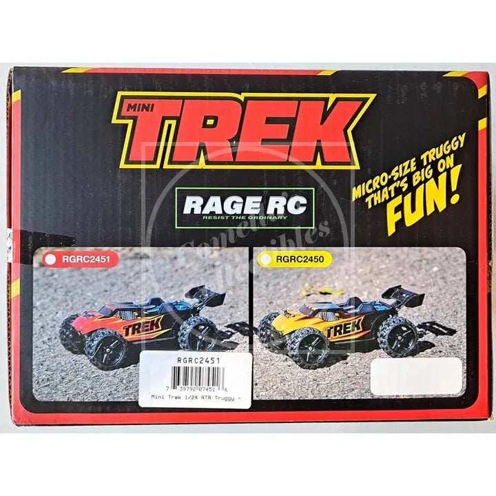 Rage RC Mini Trek 4WD 1/24 RTR Truggy LiPo Red RGRC2451