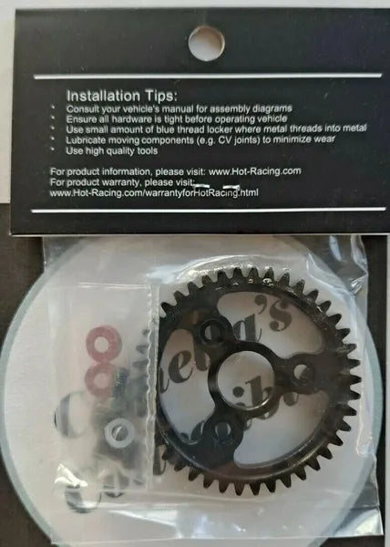 Hot Racing HR 42T Steel Spur Gear 1.0 Mod for Traxxas Revo 3.3/Slayer Pro 4X4