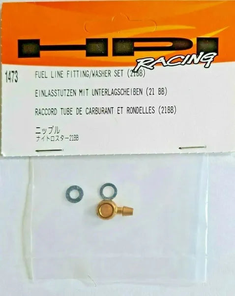 HPI Racing Fuel Line Fitting & Washer Set T-15 / T3.0 / G3.0 / S-25 / F 1473