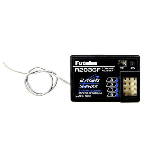 Futaba T3PRKA Transmitter 3-Channel Digital 2.4GHz RC System w/ R203GF Receiver