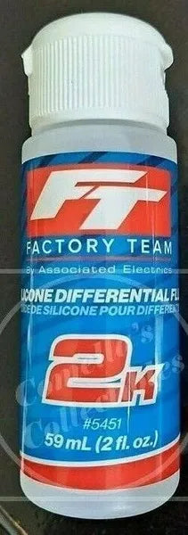 Factory Team Associated Silicone Diff Fluid 2,000 cSt #5451 2 fl.oz. 59mL