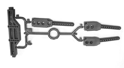 Open Bag Tamiya Body Mount Group K Parts for TNX 0114041 (Partial)