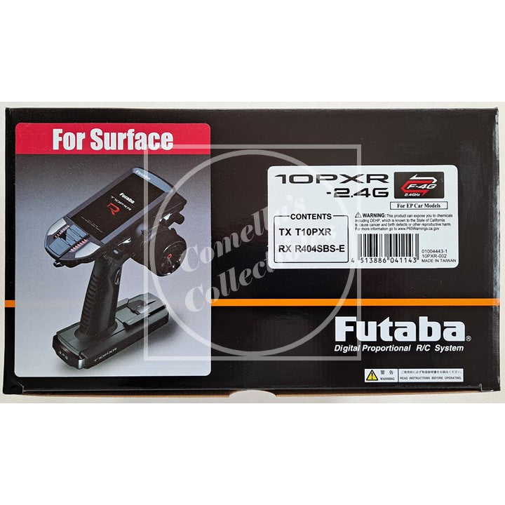 Futaba 10PXR 10CH Super Response Digi Surface Transmitter w/ R404SBS-E Receiver