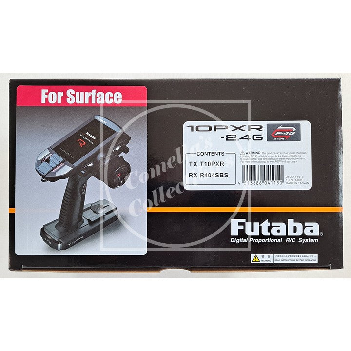 Futaba 10PXR 10CH Super Response Digital Surface Transmitter w/ R404SBS Receiver