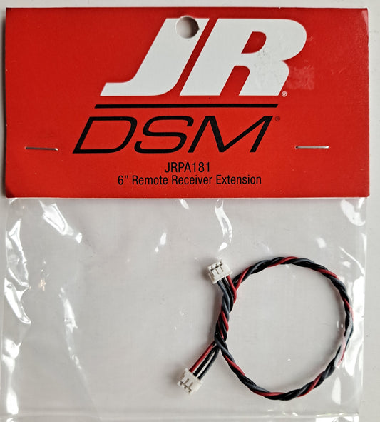 JR DSM 6" Remote Receiver Extension Cable JRPA181