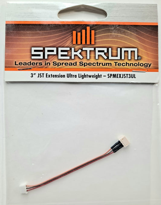 Spektrum 3" JST Ultra Lightweight Extension Cable SPMEXJST3UL