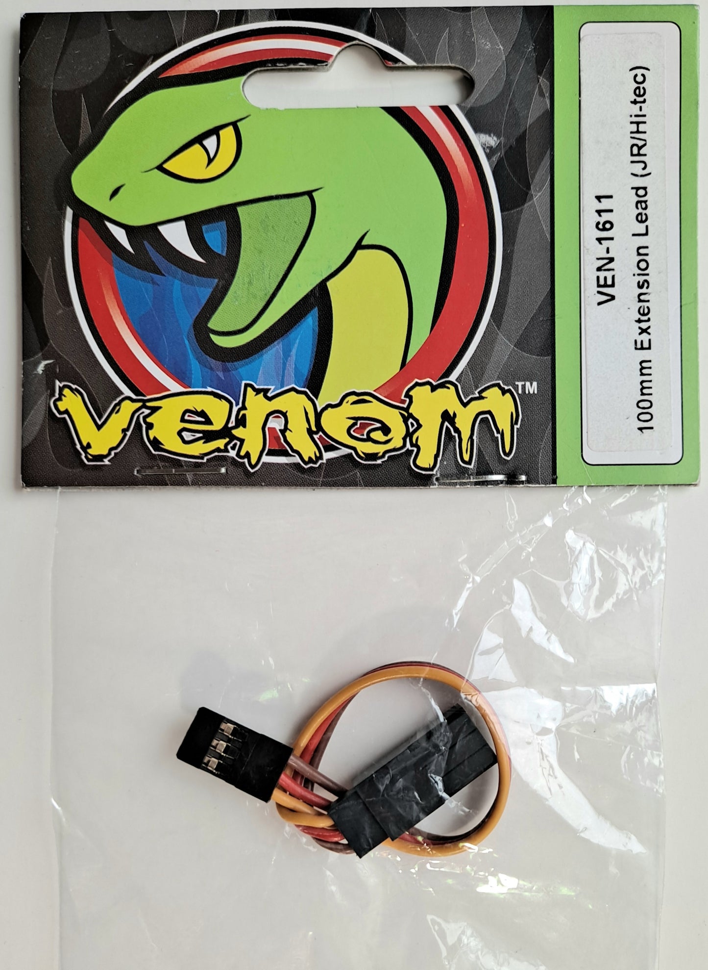 Venom 100mm Extension Cable (JR/Hitec) VEN-1611