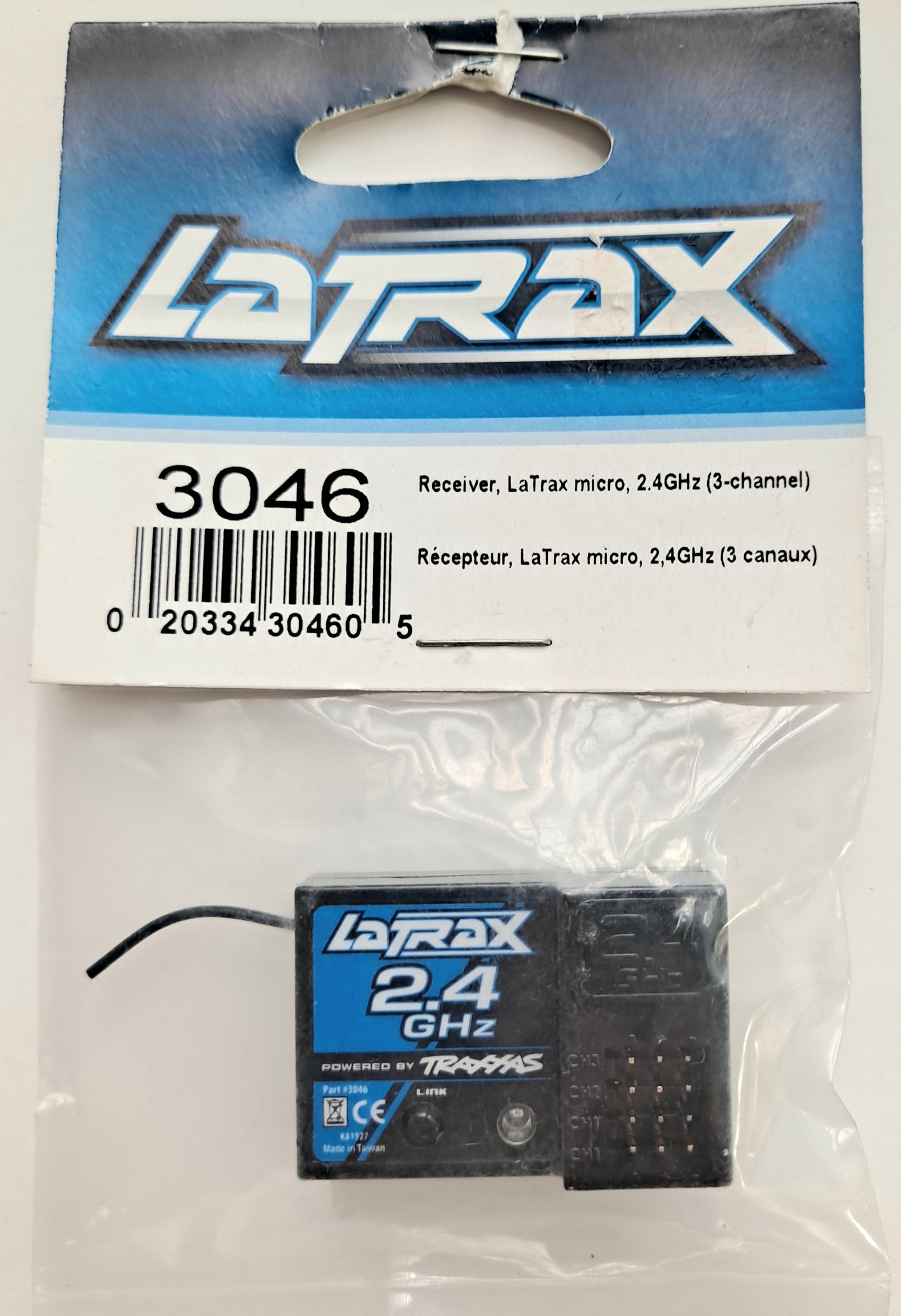 LaTrax® Micro Receiver 2.4GHz (3-channel) #3046