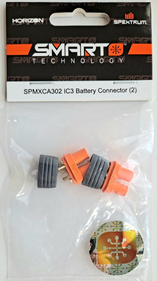 Spektrum IC3 Battery Connector (2) SPMXCA302